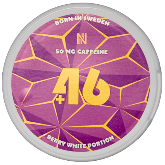 '+46 Berry-Caffeine Pouch-SnusBox