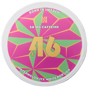 '+46 Watermelon Ice-Caffeine Pouch-SnusBox