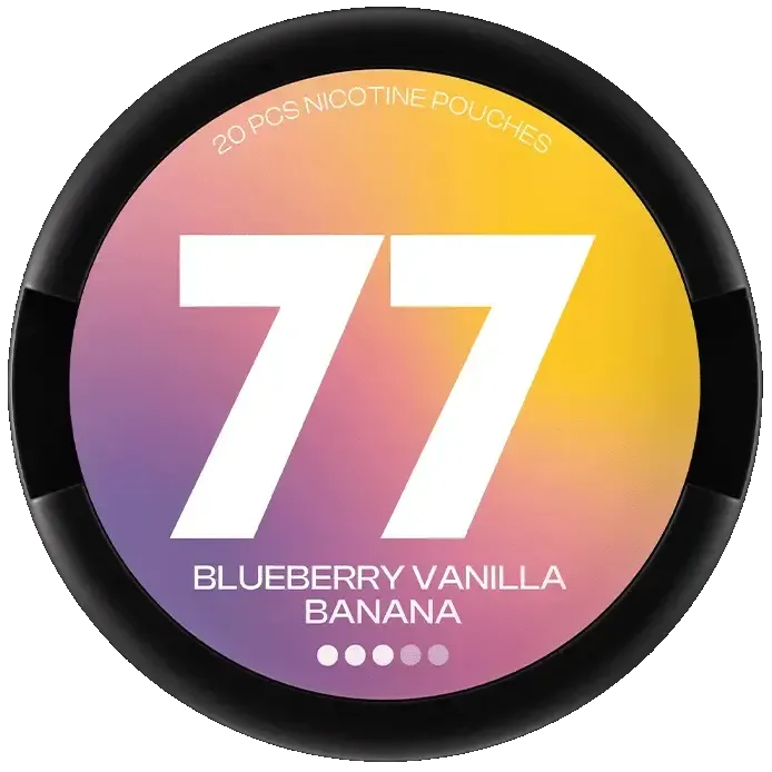 77 Blueberry Vanilla Banana-Nicotine Pouches-SnusBox