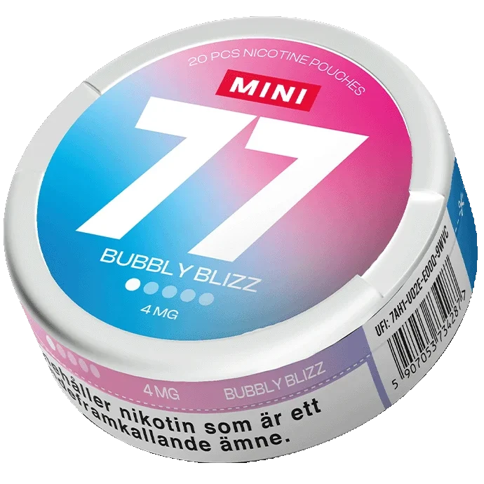 77 Bubbly Fizz Mini-Nicotine Pouches-snusbox.eu