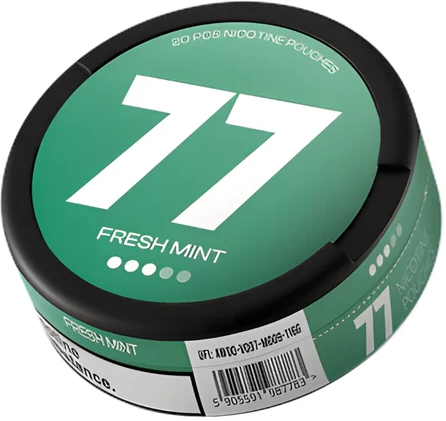 77 Fresh Mint-Nicotine Pouches-SnusBox