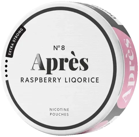Aprés Raspberry Liqorice Extra Strong-Nicotine Pouches-SnusBox