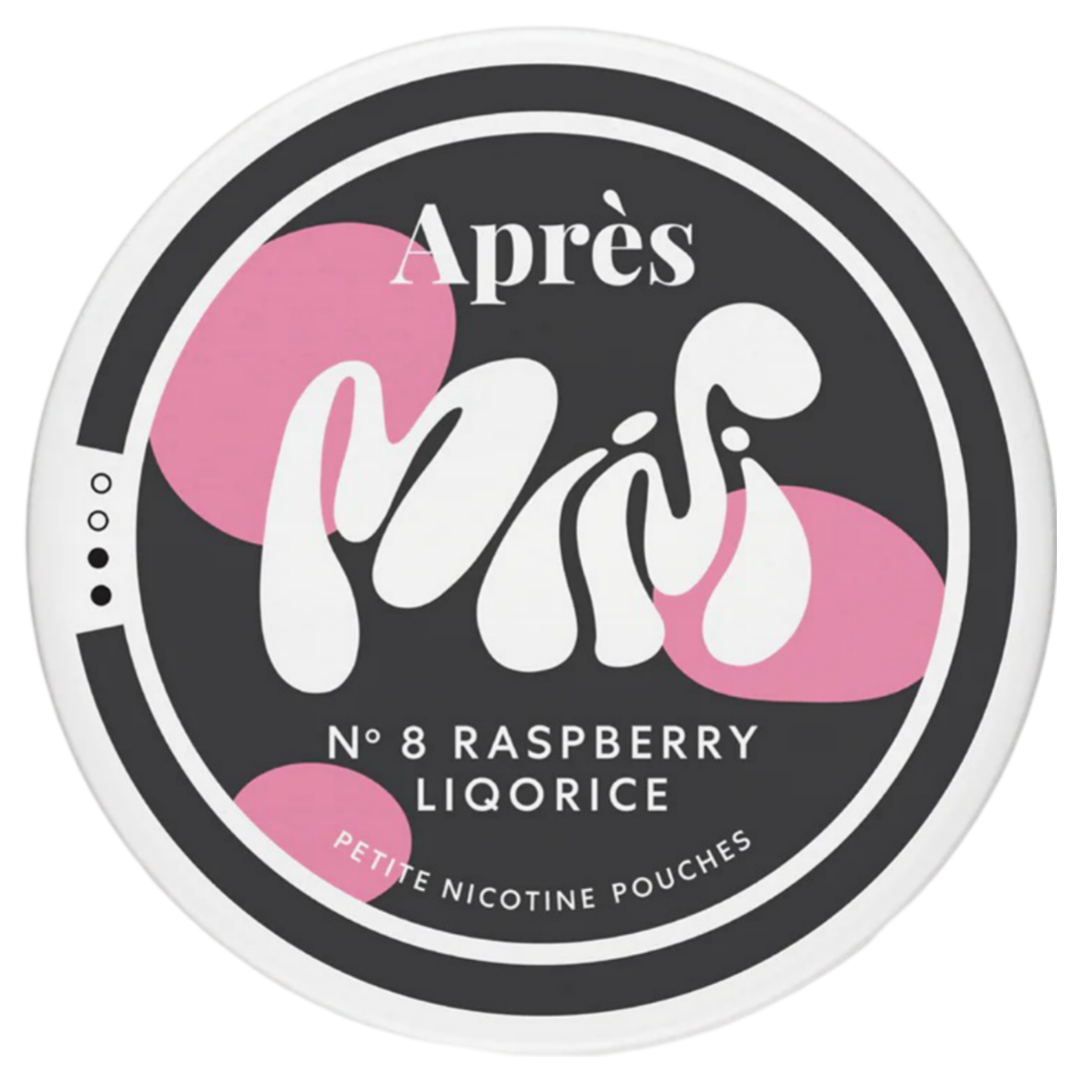 Après Raspberry Liquorice Mini-Nicotine Pouches-SnusBox