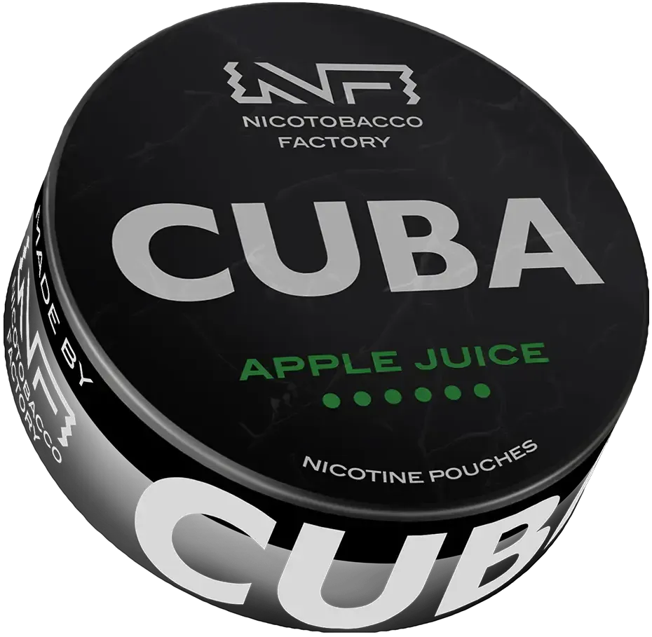 CUBA Black Apple Juice-Nicotine Pouches-SnusBox
