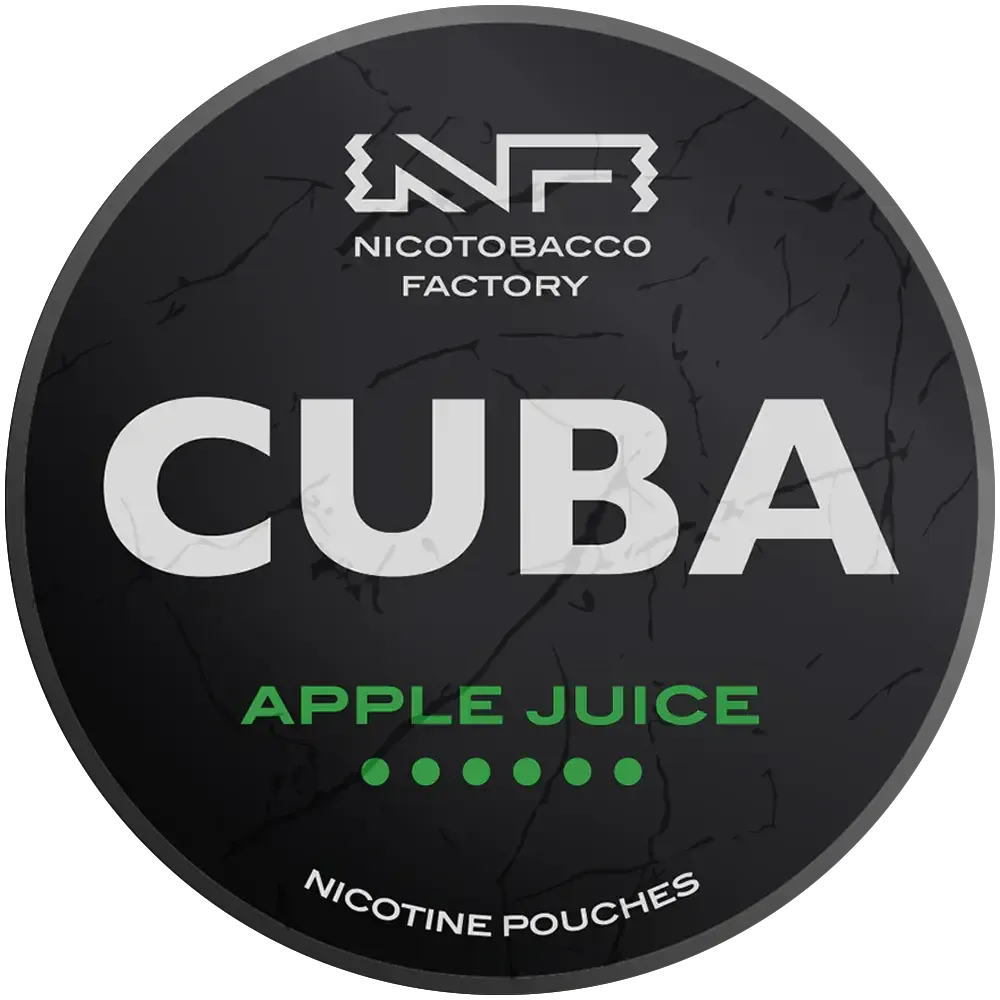 CUBA Black Apple Juice-Nicotine Pouches-SnusBox