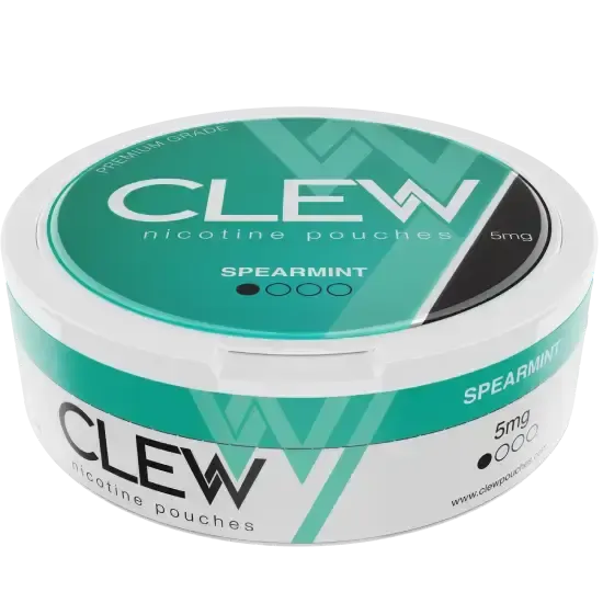 Clew Spearmint 5mg-Nicotine Pouches-SnusBox