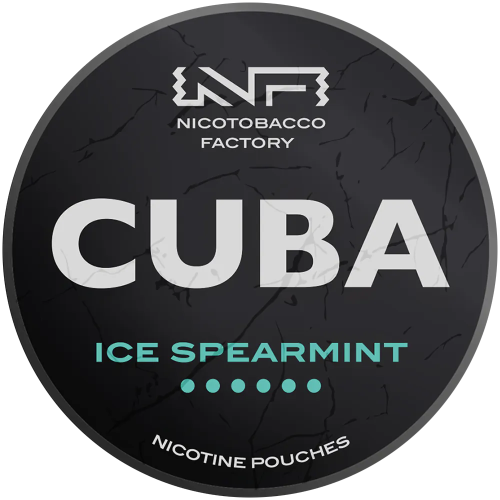 Cuba Black Ice Spearmint-Nicotine Pouches-SnusBox