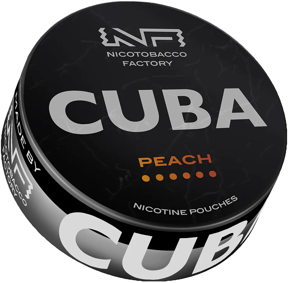 Cuba Black Peach-Nicotine Pouches-SnusBox