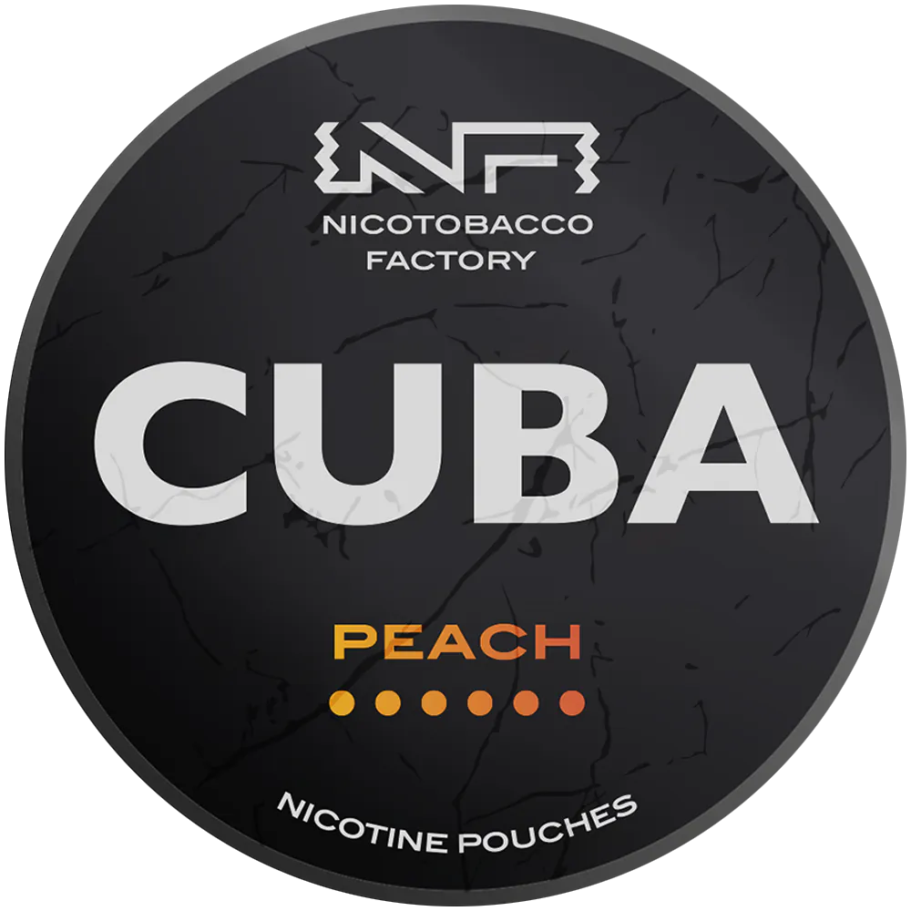 Cuba Black Peach-Nicotine Pouches-SnusBox