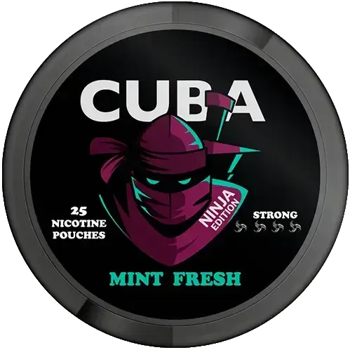 Cuba Ninja Mint Fresh-Nicotine Pouches-SnusBox