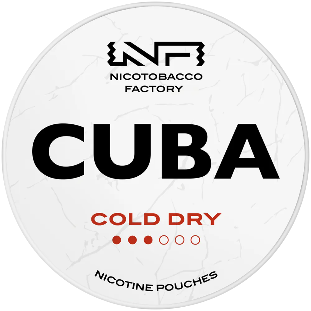 Cuba White Cold Dry-Nicotine Pouches-SnusBox