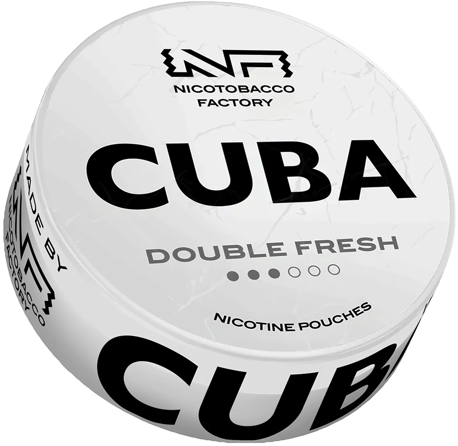 Cuba White Double Fresh-Nicotine Pouches-SnusBox