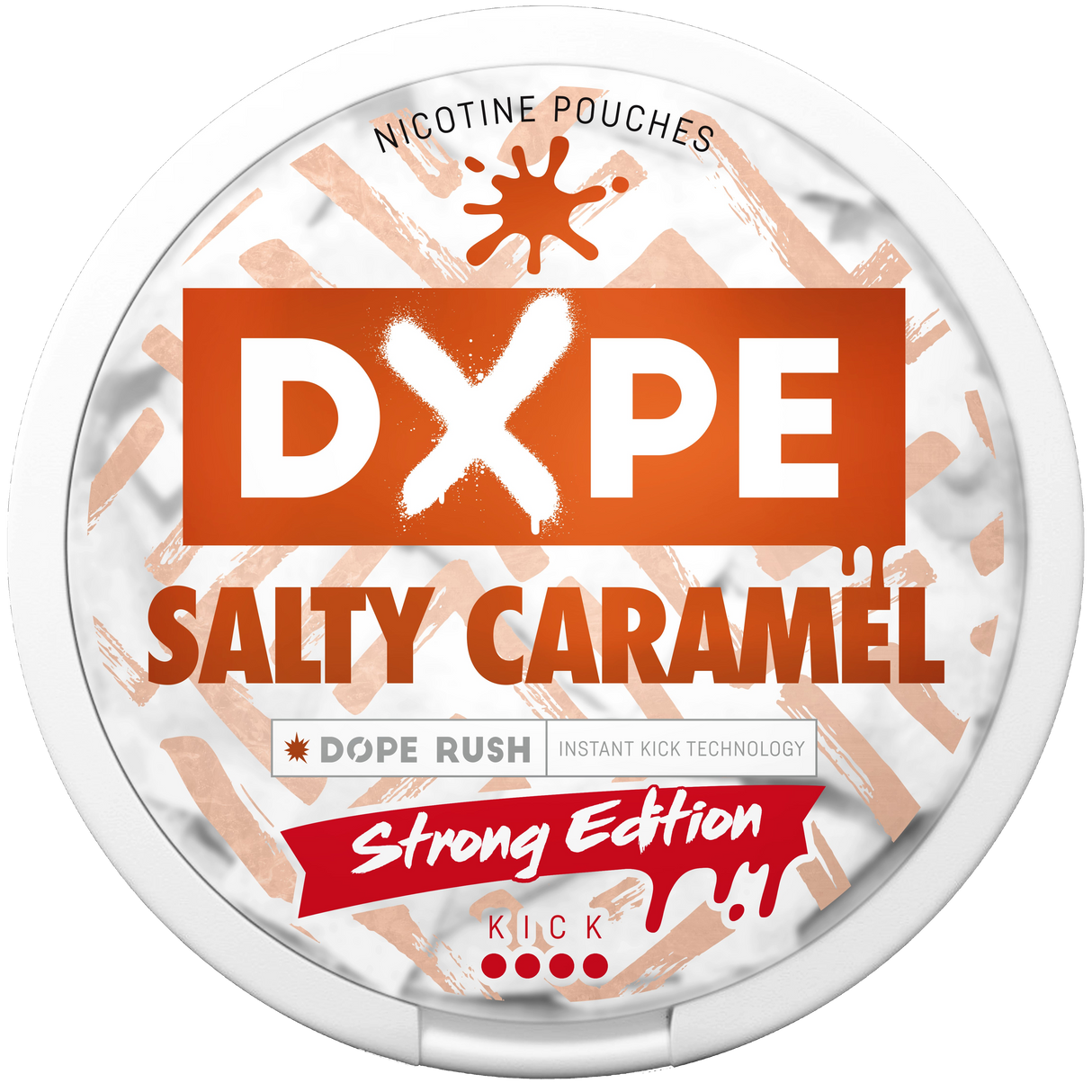 DOPE Salty Caramel Strong-Nicotine Pouches-SnusBox