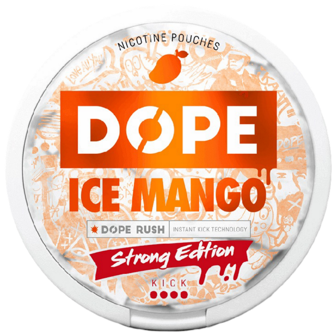 Dope Ice Mango Strong-Nicotine Pouches-SnusBox