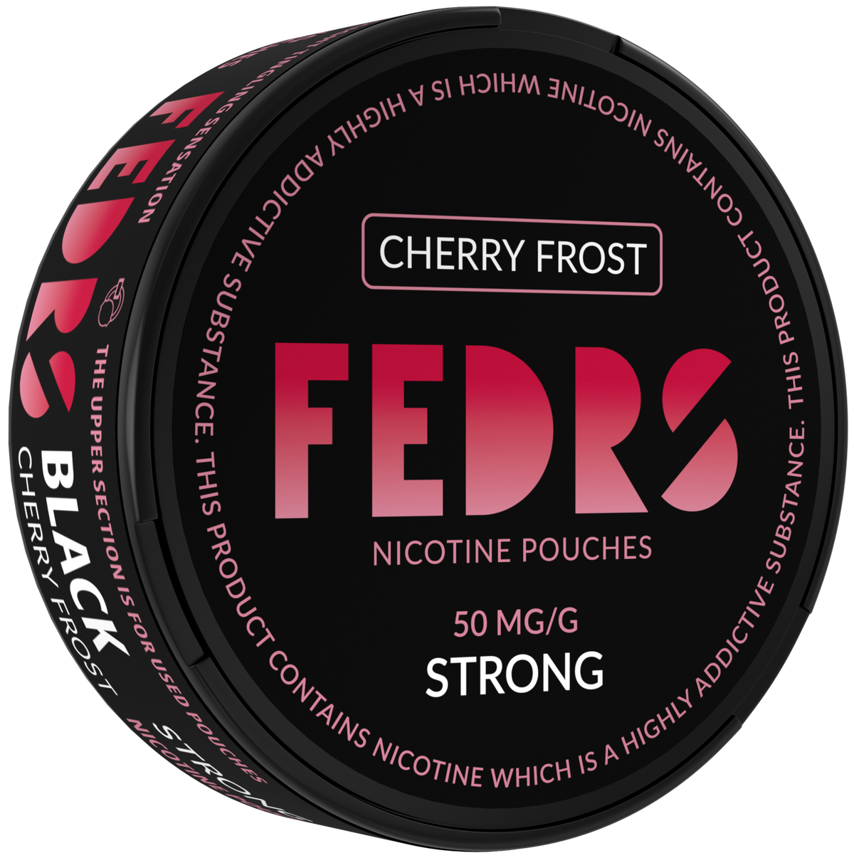 FEDRS BLACK Cherry Frost-Nicotine Pouches-SnusBox