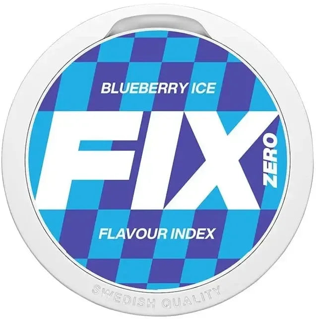 FIX Zero Blueberry Ice-Nicotine Free-SnusBox