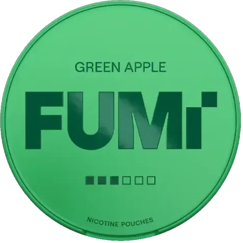 FUMI Green Apple Strong-Nicotine Pouches-SnusBox