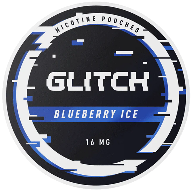 GLITCH Blueberry Ice-Nicotine Pouches-SnusBox