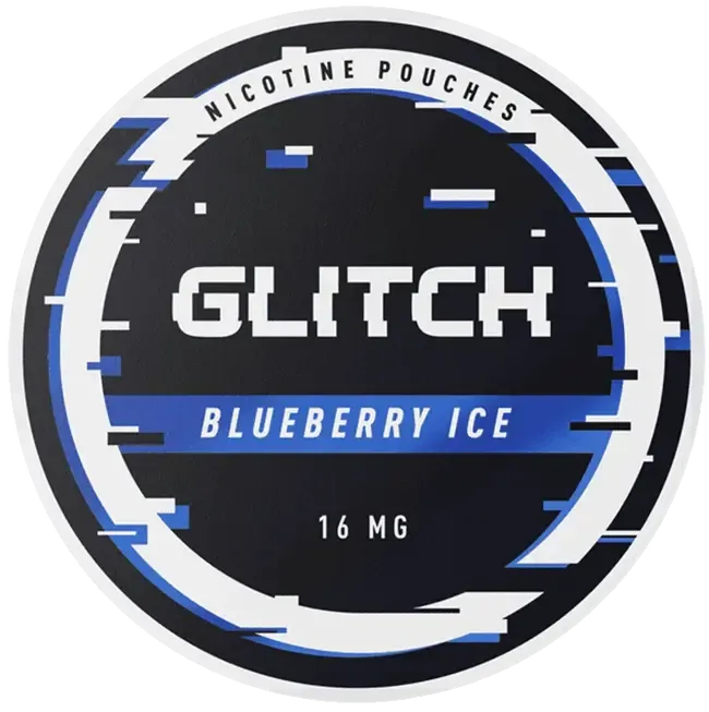 GLITCH Blueberry Ice-Nicotine Pouches-SnusBox