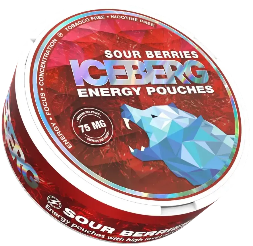 Iceberg Energy Sour Berries 75 mg-Nicotine Pouches-SnusBox