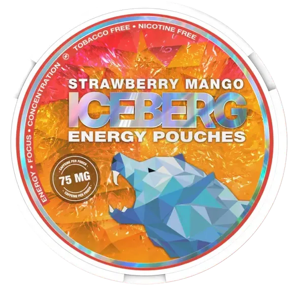 Iceberg Energy Strawberry Mango 75mg-Energy Pouches-SnusBox