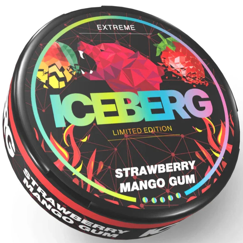 Iceberg Strawberry Mango Gum – Snusbox