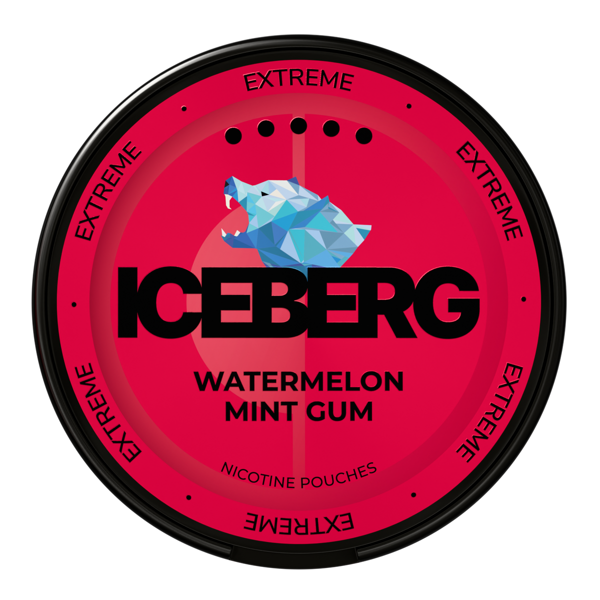 Iceberg Watermelon Mint Gum-Nicotine Pouches-SnusBox