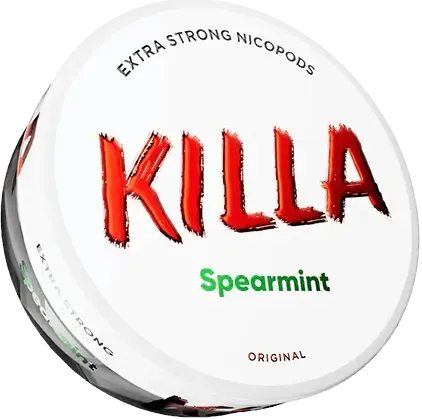 Killa Spearmint-Nicotine Pouches-SnusBox