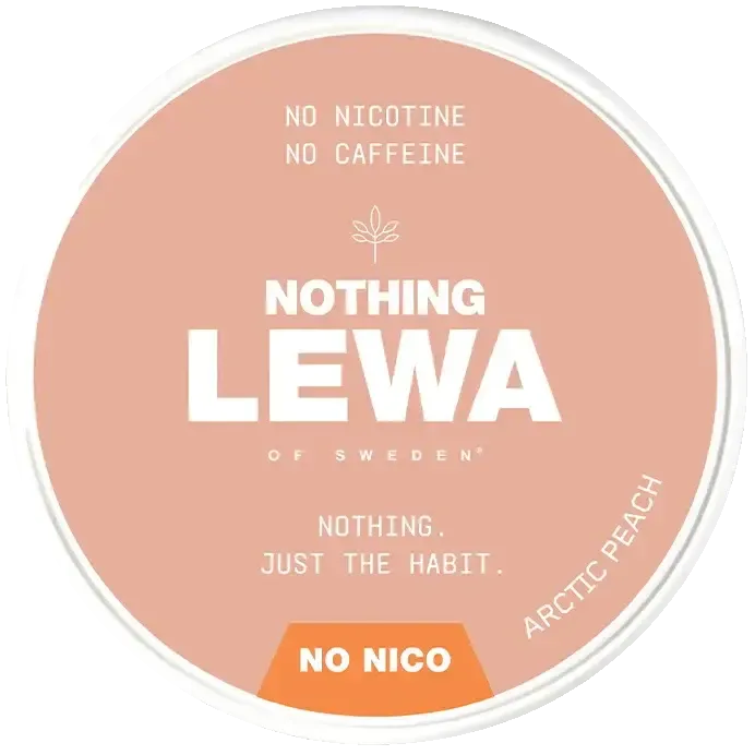 Lewa Nothing Arctic Peach No Nico-Nicotine Free-SnusBox