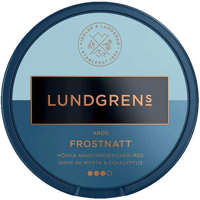 Lundgrens Aros Frostnatt All White – Snusbox