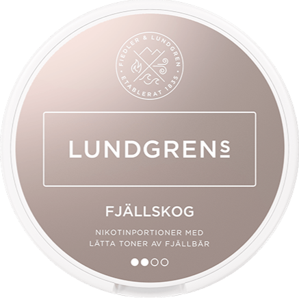 Lundgrens Fjällskog All White – Snusbox
