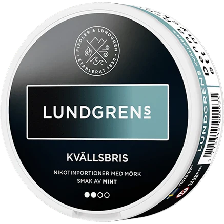 Lundgrens Kvällsbris All White – Snusbox