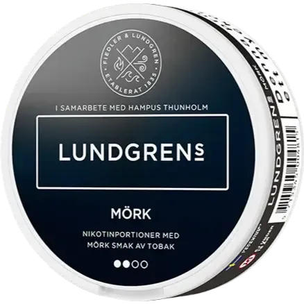 Lundgrens Mörk All White – Snusbox