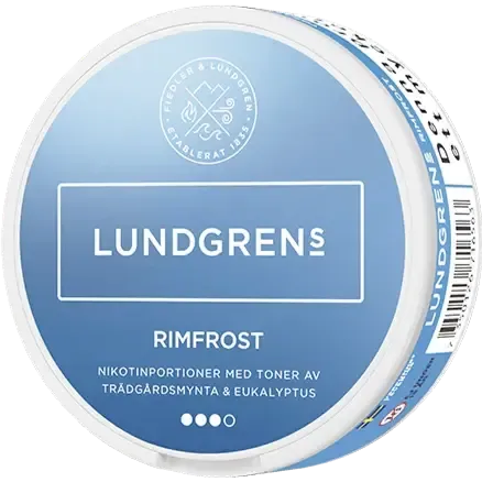 Lundgrens Rimfrost All White – Snusbox
