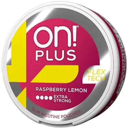 On! Plus Raspberry Lemon Extra Strong – Snusbox