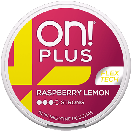 On! Plus Raspberry Lemon Strong – Snusbox