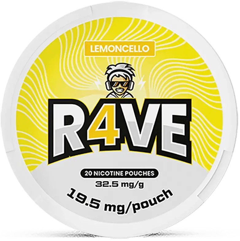 R4VE Lemoncello Fruit Extra Strong-Nicotine Pouches-SnusBox