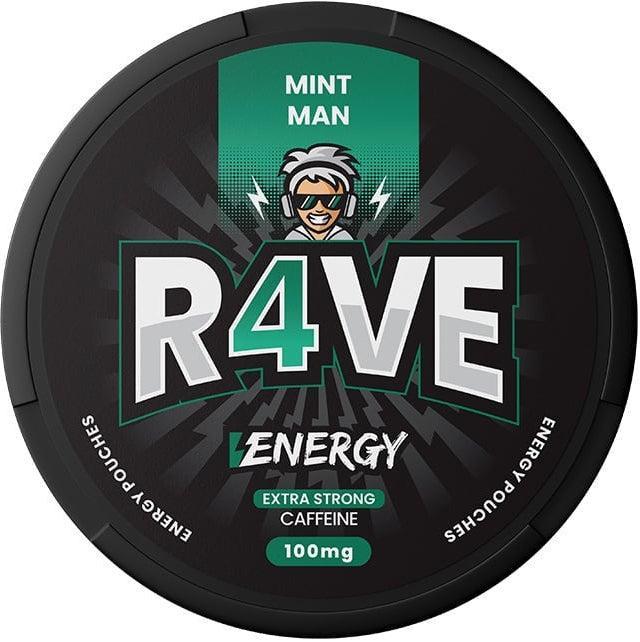 R4VE Mint Man Energy-Nicotine Pouches-SnusBox
