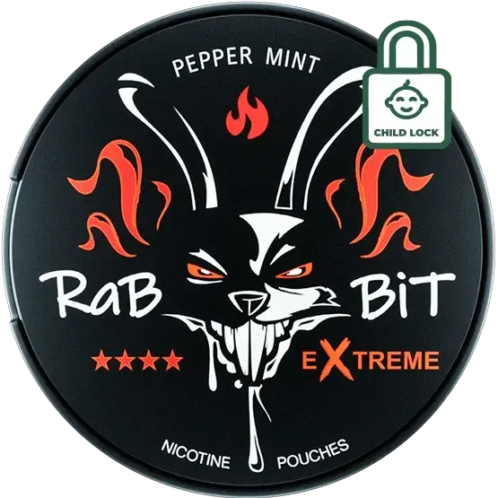 Rabbit Pepper Mint-Nicotine Pouches-SnusBox