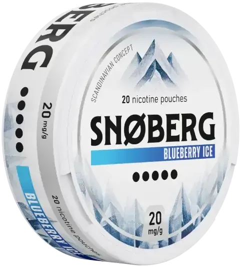 SNOBERG Blueberry Ice 20mg-Nicotine Pouches-SnusBox