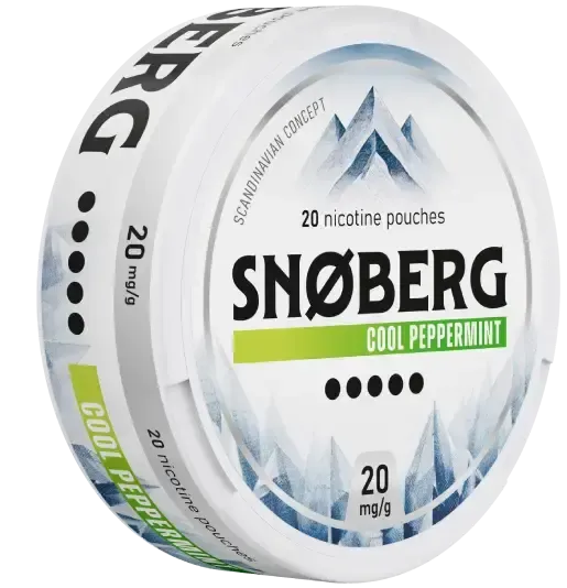 SNOBERG Cool Peppermint 20mg-Nicotine Pouches-SnusBox