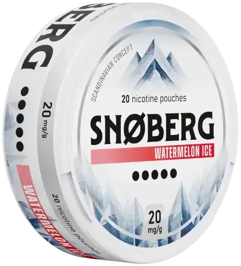 SNOBERG Watermelon Ice 20mg-Nicotine Pouches-SnusBox