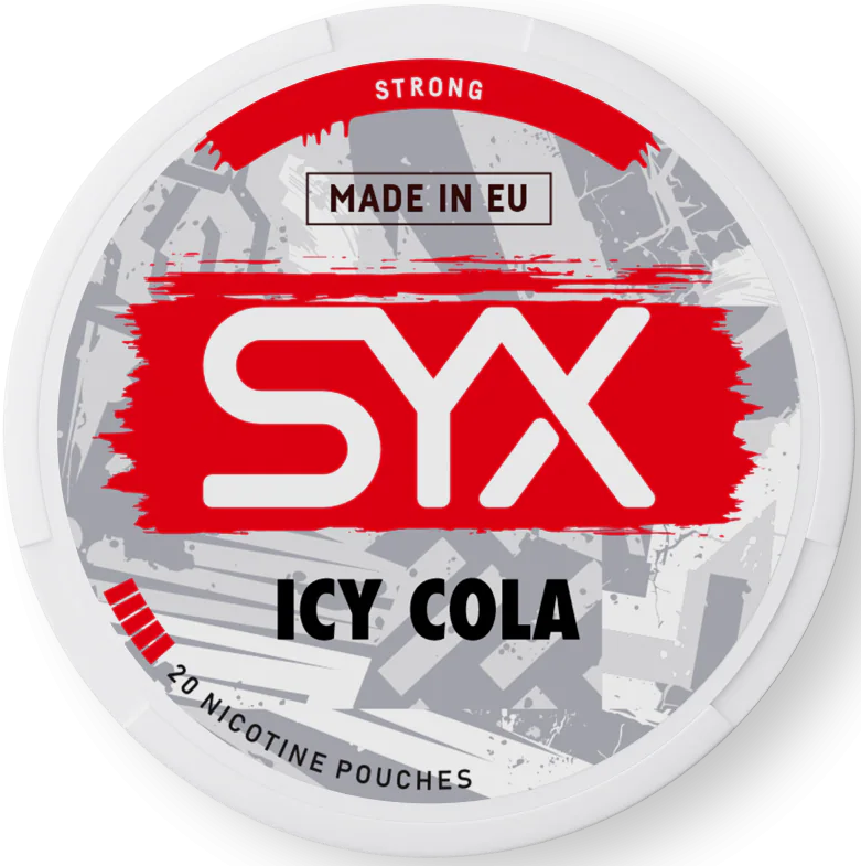 SYX Icy Cola Extra Strong-Nicotine Pouches-SnusBox