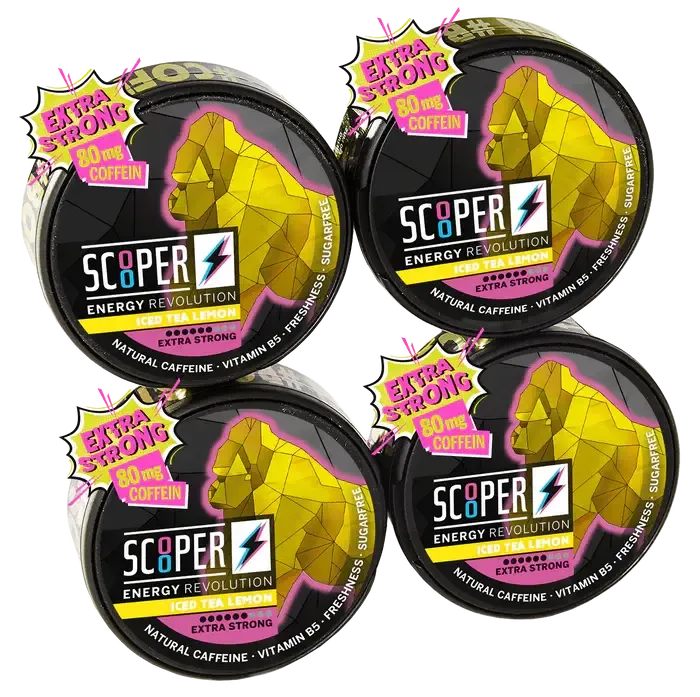 Scooper Energy Iced Tea Lemon – Snusbox