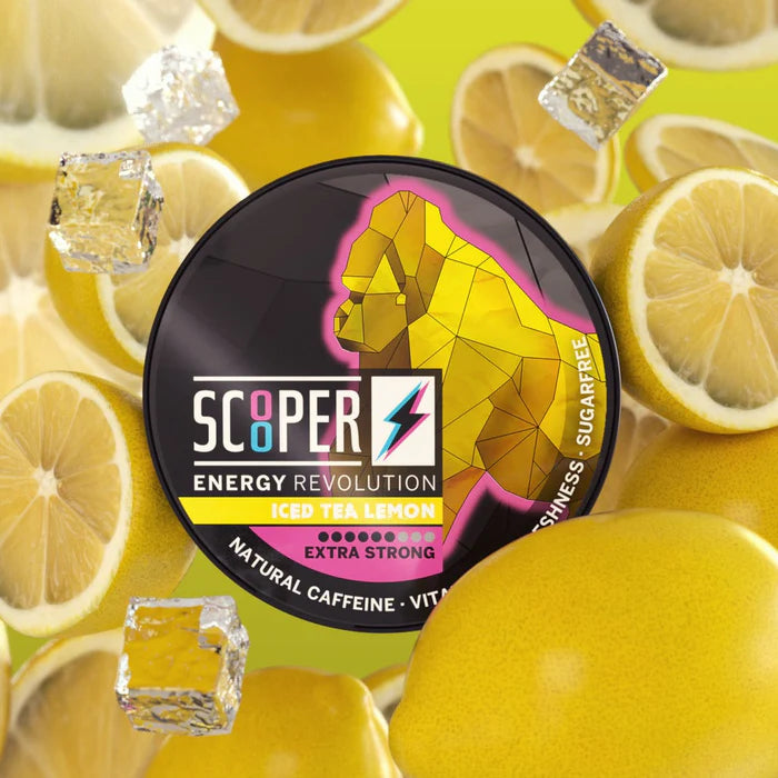 Scooper Energy Iced Tea Lemon – Snusbox
