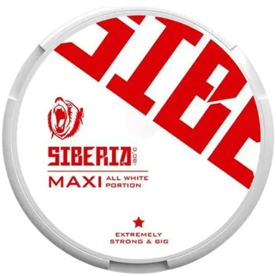 Siberia Maxi All White Portion – Snusbox