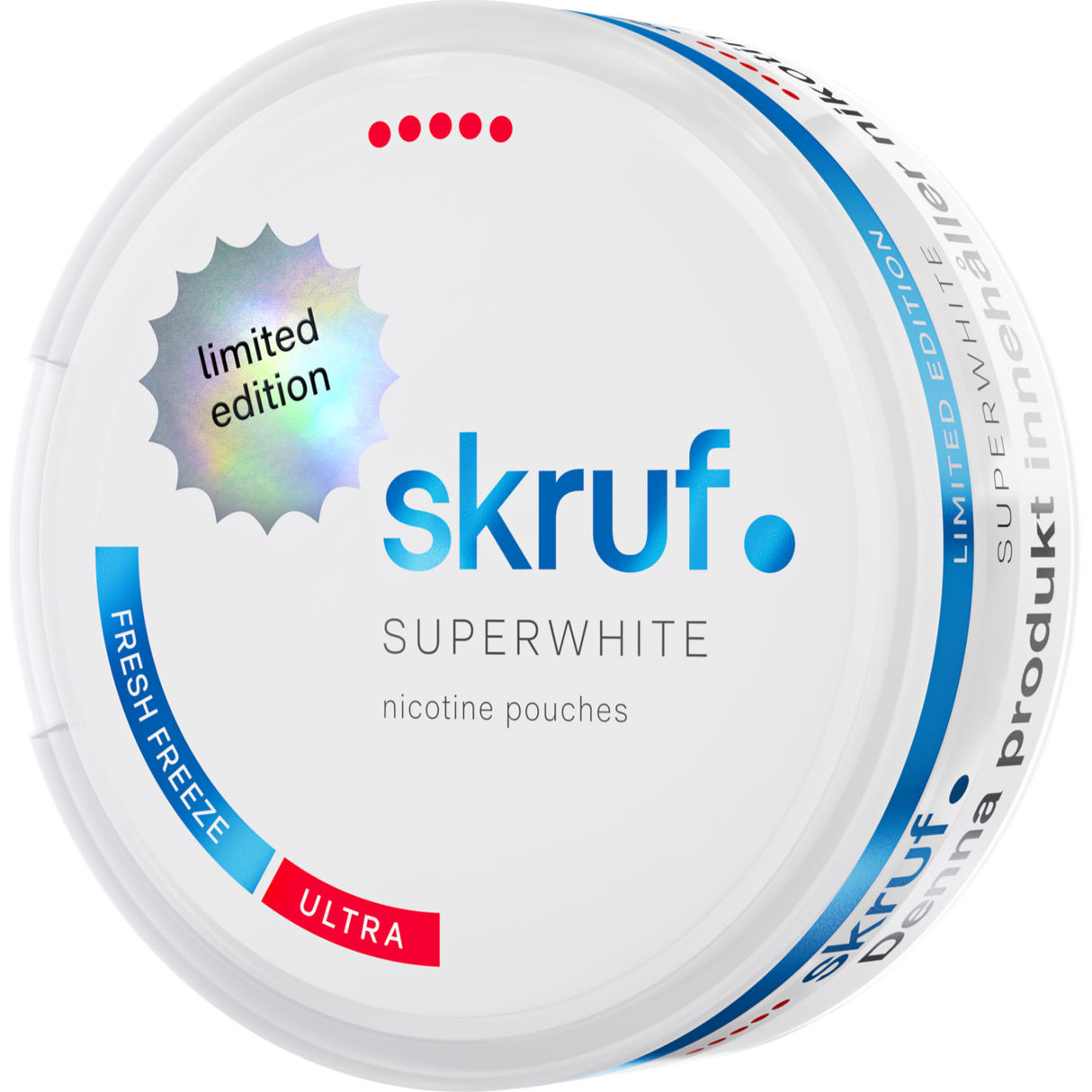 Skruf Superwhite Fresh Freeze-Nicotine Pouches-SnusBox