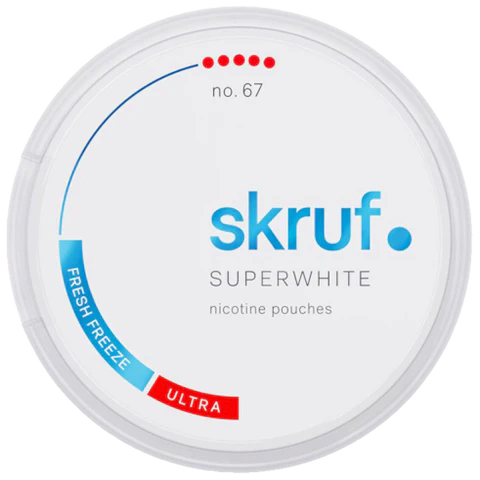 Skruf Superwhite Fresh Freeze-Nicotine Pouches-SnusBox