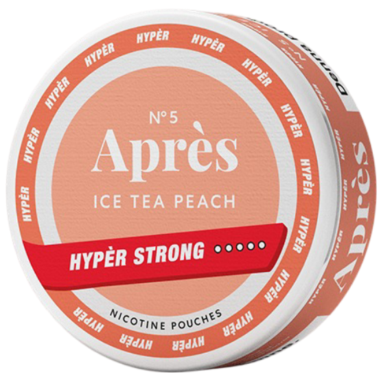 Après Ice Tea Peach Hyper Strong – Snusbox