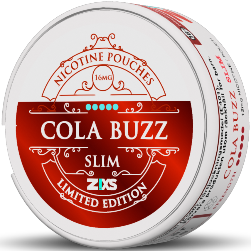 Zixs Cola Buzz Slim – Snusbox